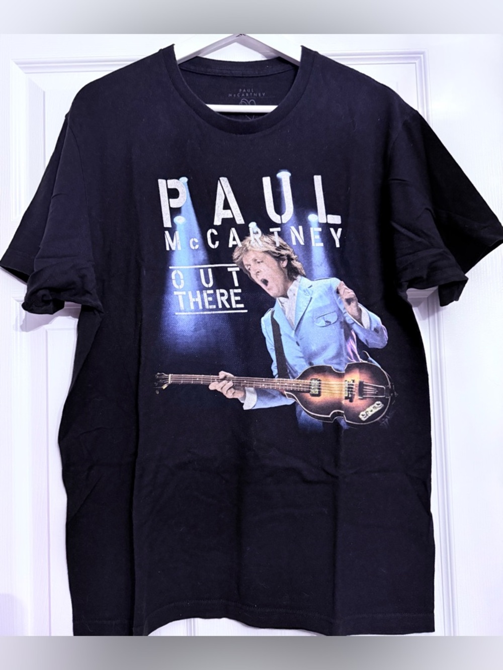 Paul McCartney Black Graphic Short Sleeve T-Shirt - Out There